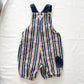 OshKosh Striped Baggy Shortalls - Yellow Clover Vintage Kids Clothes