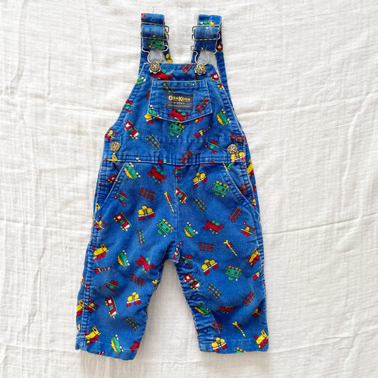 OshKosh Train Fine Cord Overalls