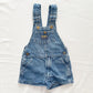 OshKosh Classic Cut Denim Shortalls - Yellow Clover Vintage Kids Clothes