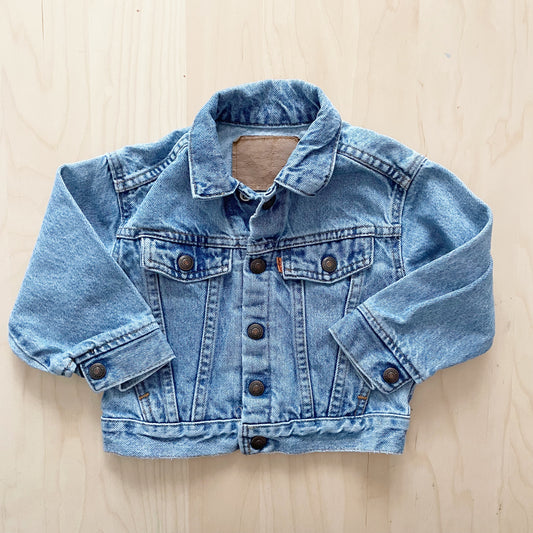 Vintage Levi’s Light Wash Orange Tab Toddler Jacket