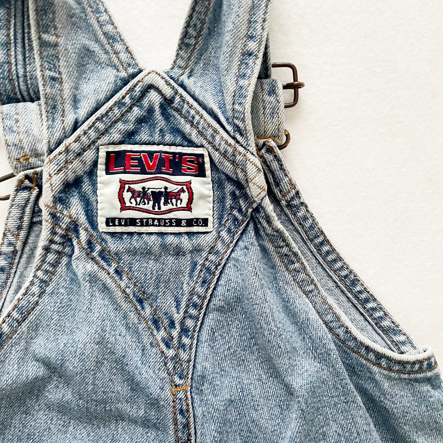 Levi’s Medium Wash Overalls