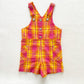 Hanna Andersson Plaid Shortalls - Yellow Clover Vintage Kids Clothes