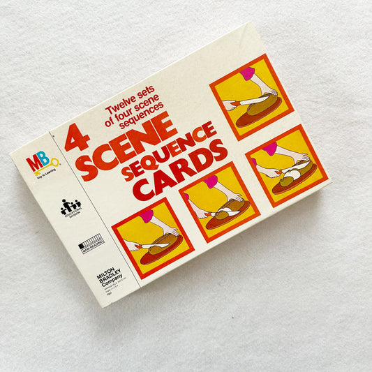 Vintage Milton Bradley Sequence Cards