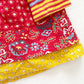 OshKosh Paisley Striped Dress - Yellow Clover Vintage Kids Clothes
