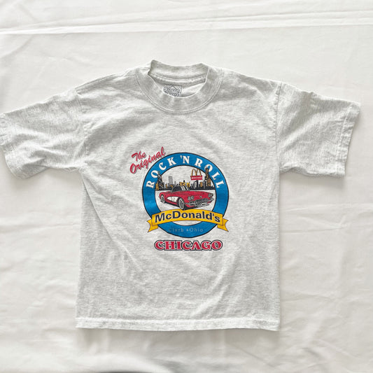 McDonald’s Chicago Graphic Tee • 8y - Yellow Clover Vintage Kids Clothes
