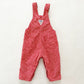 OshKosh Red Hickory Stripe Overalls