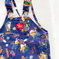 Baby B’gosh Rabbit Racer Print Overalls - Yellow Clover Vintage Kids Clothes