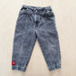 Vintage Levi’s Varsity Gray Seamed Kids Jeans