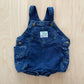 OshKosh Denim Sailboat Bubble Romper - Yellow Clover Vintage Kids Clothes