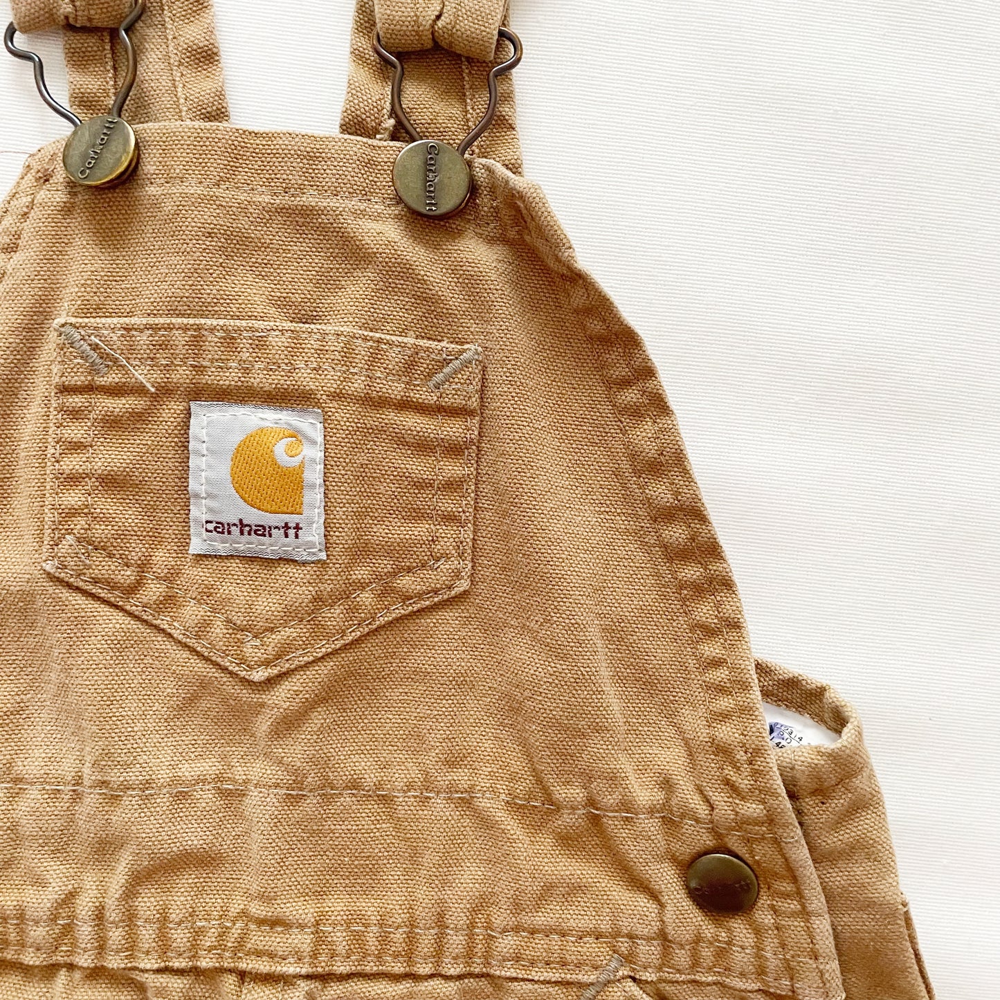 Carhartt Tan Overalls • 18m - Yellow Clover Vintage Kids Clothes