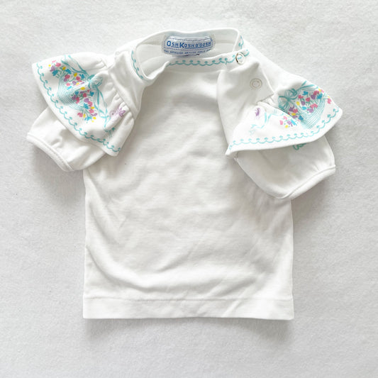 OshKosh Flower Basket Top - Yellow Clover Vintage Kids Clothes