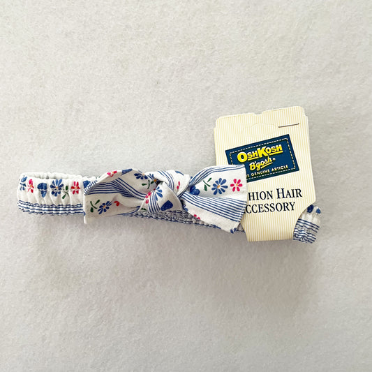 Vintage OshKosh Blue and White Headband