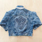 OshKosh Joe’s Garage Embossed Acid Wash Jacket - Yellow Clover Vintage Kids Clothes