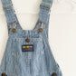 OshKosh Classic Hickory Stripe Overalls - Yellow Clover Vintage Kids Clothes