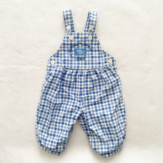 Baby B’gosh Teacup Plaid Overalls - Yellow Clover Vintage Kids Clothes