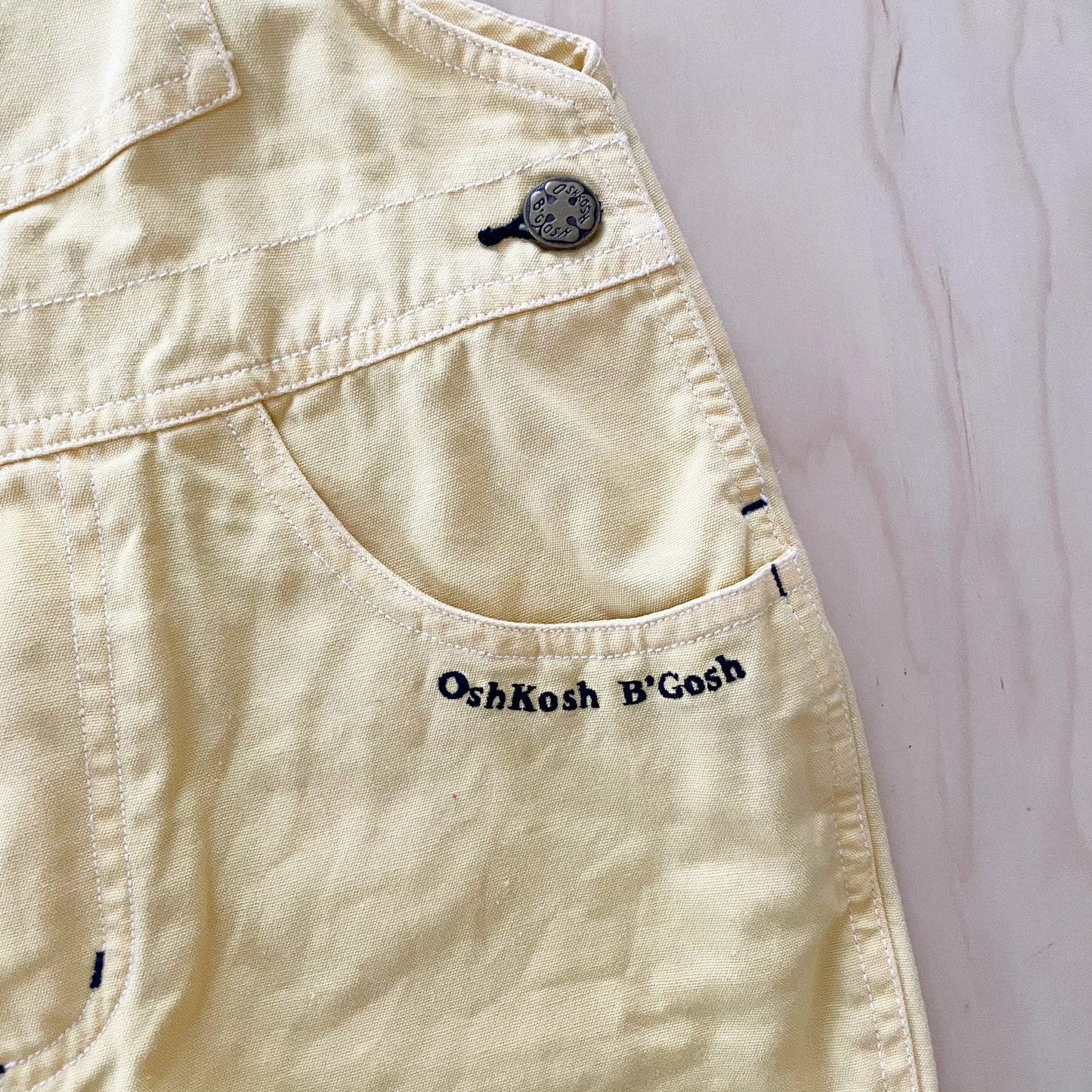 OshKosh Yellow Baggy Shortalls