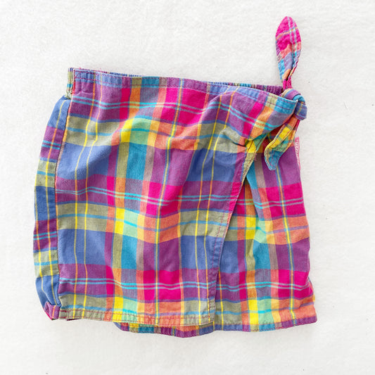 OshKosh Plaid Skirt - Yellow Clover Vintage Kids Clothes