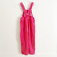 OshKosh Watermelon Pink Cord Bow Back Overalls