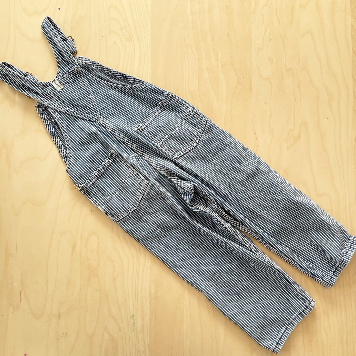 Vintage Key Engineer Stripe Overalls