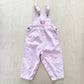 OshKosh Scoop Cut Pink Engineer Stripe Overalls