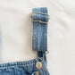 Harley-Davidson Denim Overalls • 3T (?) - Yellow Clover Vintage Kids Clothes