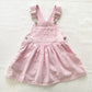 OshKosh Pink Hickory Stripe Skirtall - Yellow Clover Vintage Kids Clothes