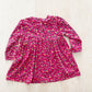 OshKosh Pear Floral Jersey Dress - Yellow Clover Vintage Kids Clothes