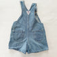 OshKosh Medium Wash Shortalls - Yellow Clover Vintage Kids Clothes