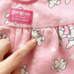 Vintage OshKosh Bunny Sweatshirt Romper - Yellow Clover Vintage Kids Clothes