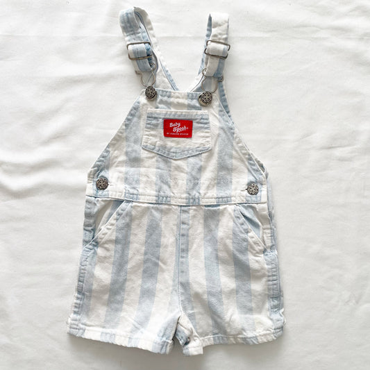 Baby B’gosh Light Blue Stripe Shortalls