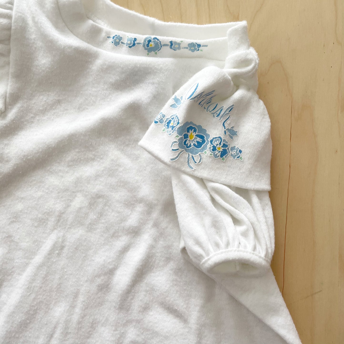 OshKosh Floral Graphic Sleeve Tee