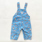 OshKosh Sailboat Bears Overalls - Yellow Clover Vintage Kids Clothes