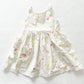 OshKosh White Floral Dress - Yellow Clover Vintage Kids Clothes