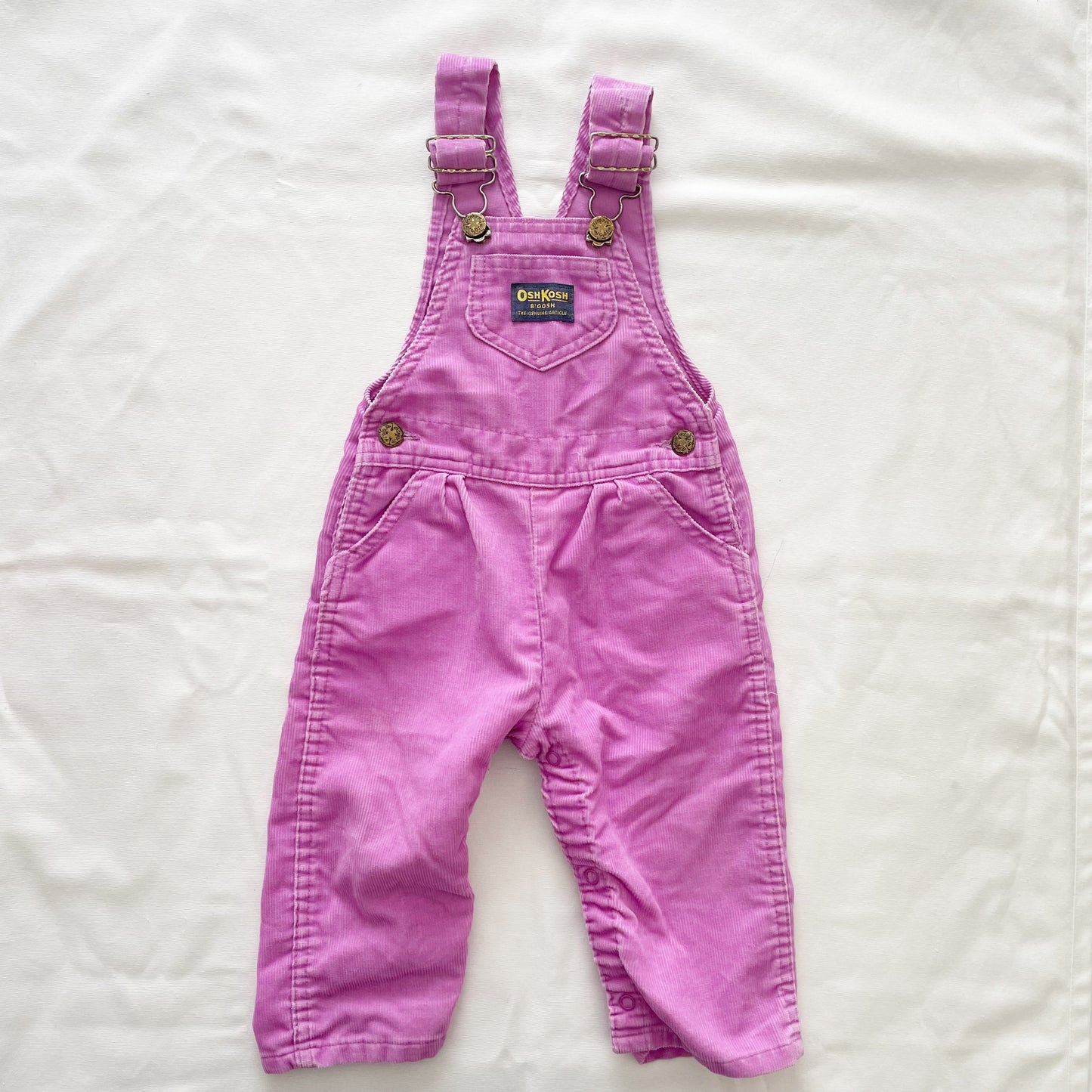 OshKosh Orchid Purple Fine Cord Overalls