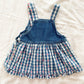 Baby B’gosh Heart Woven Gingham Skirtall - Yellow Clover Vintage Kids Clothes