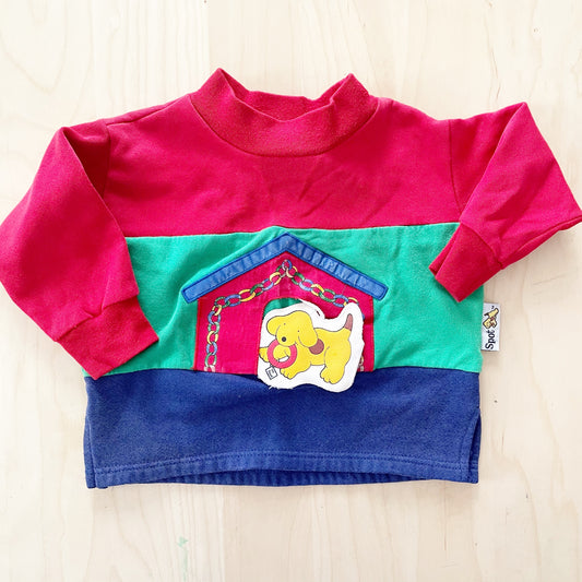 Vintage Spot Dog Sweatshirt - Yellow Clover Vintage Kids Clothes