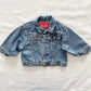 Levi’s Medium Wash White Tab Denim Jacket • 12m - Yellow Clover Vintage Kids Clothes