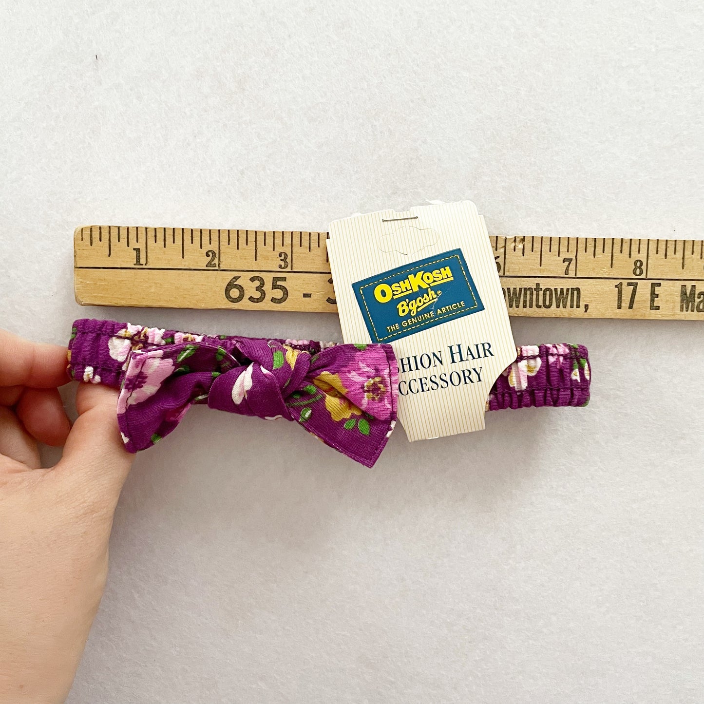 OshKosh Dark Purple Floral Headband
