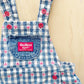 OshKosh Heart Woven Skort Shortalls - Yellow Clover Vintage Kids Clothes
