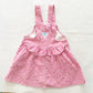 OshKosh Floral Ruffle Skirtall - Yellow Clover Vintage Kids Clothes