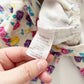 OshKosh Multicolored Rose Print Fine Cord Overalls