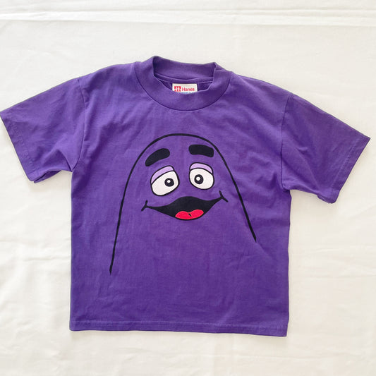 McDonald’s Grimace Graphic Tee • 6/8y - Yellow Clover Vintage Kids Clothes