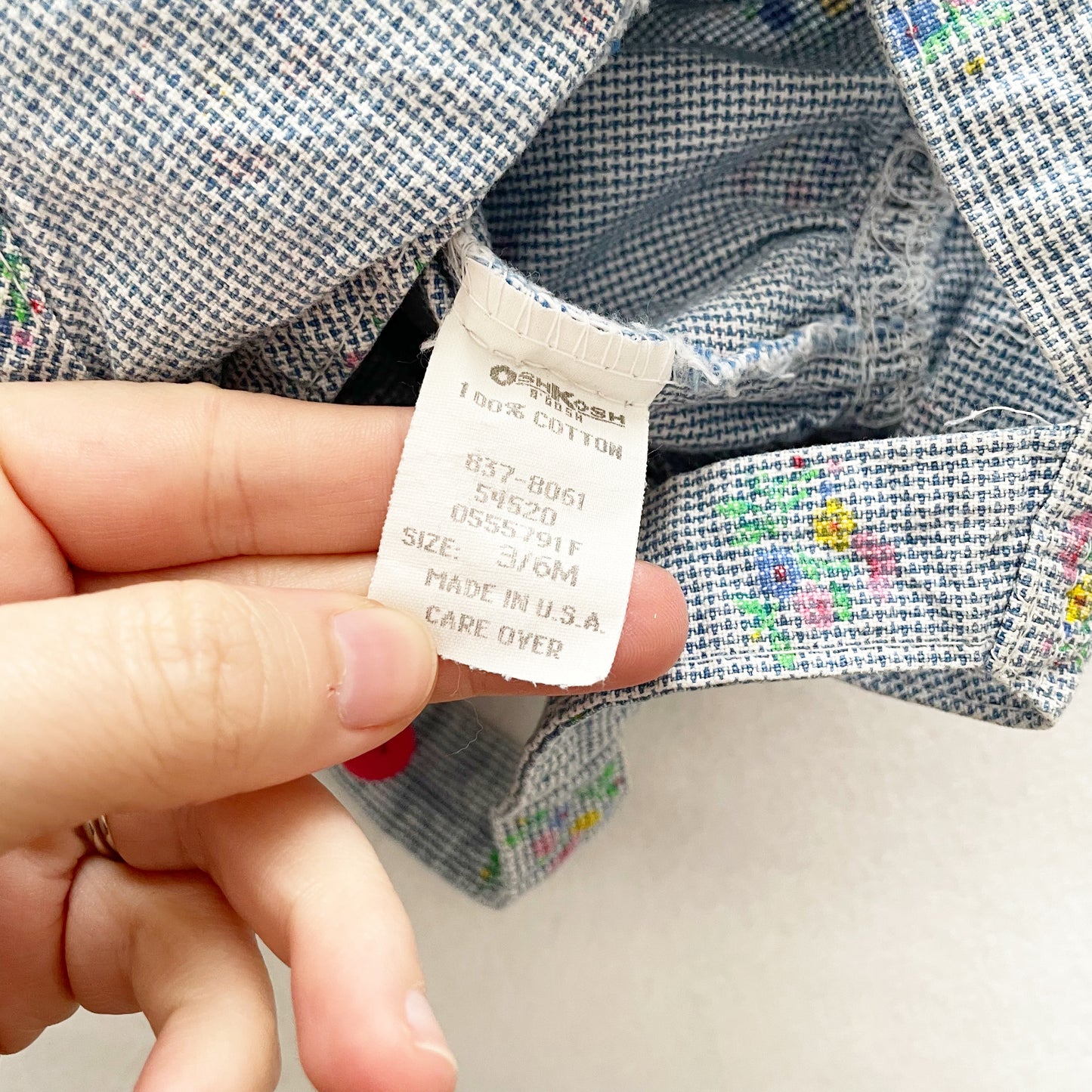 Baby B’gosh Crossfront Floral Overalls