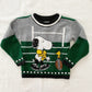 Snoopy and Friends Snoopy + Woodstock Football Sweater • 4T - Yellow Clover Vintage Kids Clothes