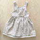 OshKosh Dainty Floral Print Pinafore - Yellow Clover Vintage Kids Clothes