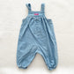 Baby B’gosh Kitty Denim Overalls - Yellow Clover Vintage Kids Clothes