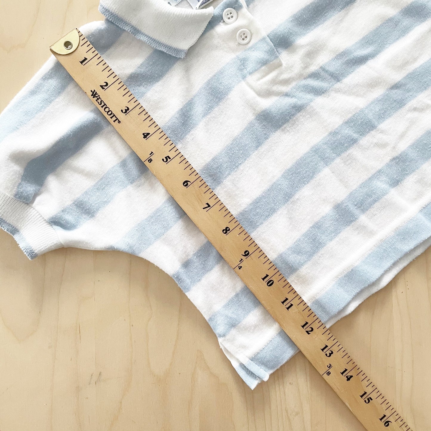 OshKosh Striped Polo - Yellow Clover Vintage Kids Clothes