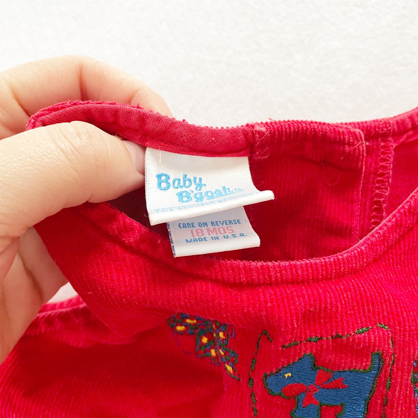Baby B’gosh Fine Cord Scottie Dog Dress