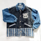 Guess Route 66 Denim Jacket - Yellow Clover Vintage Kids Clothes