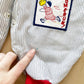 Cotton Zip Baseball Romper
